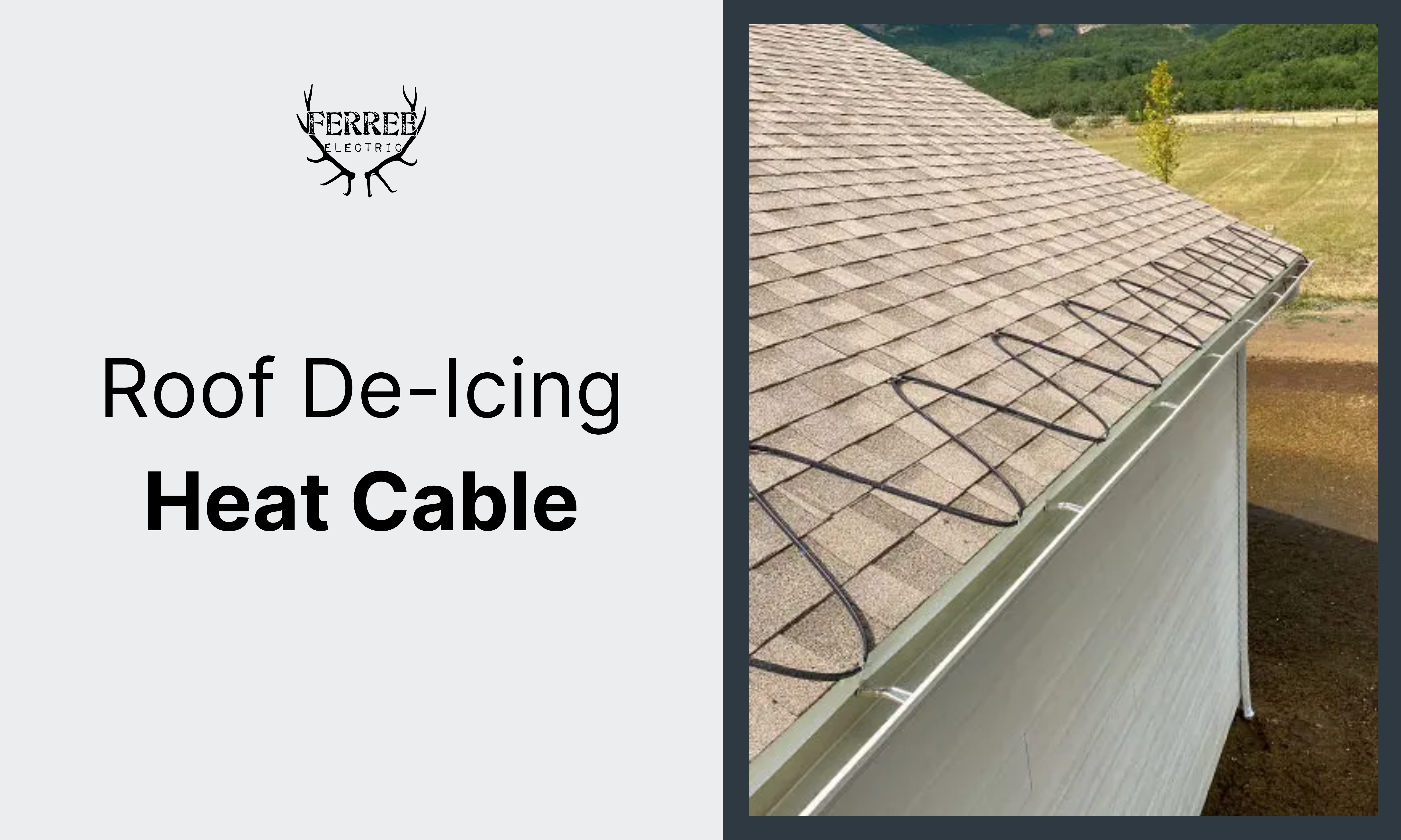 Roof De-Icing Heat Cable